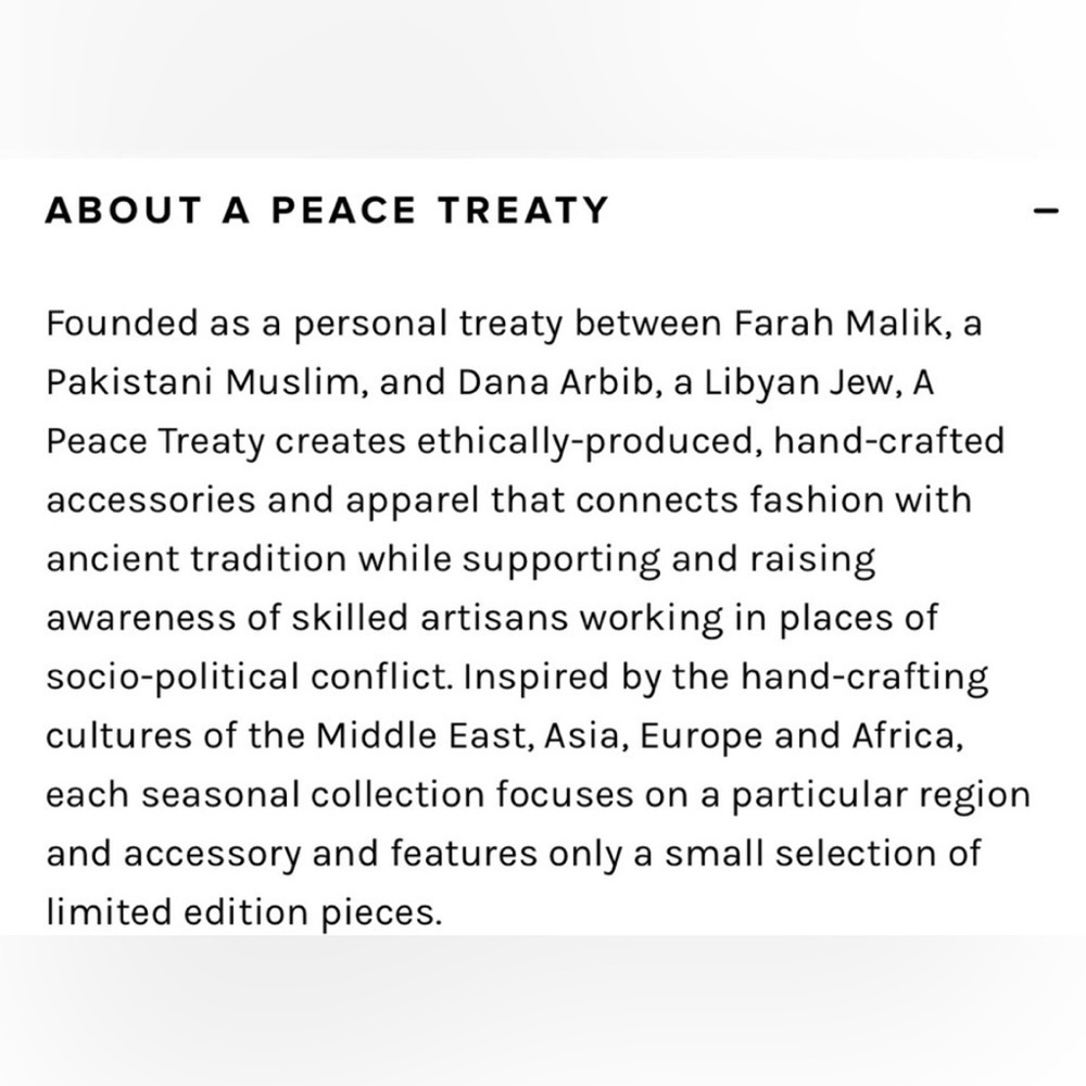 New A Peace Treaty rare silk scarf/wrap - limited edition - Picture 5 of 5